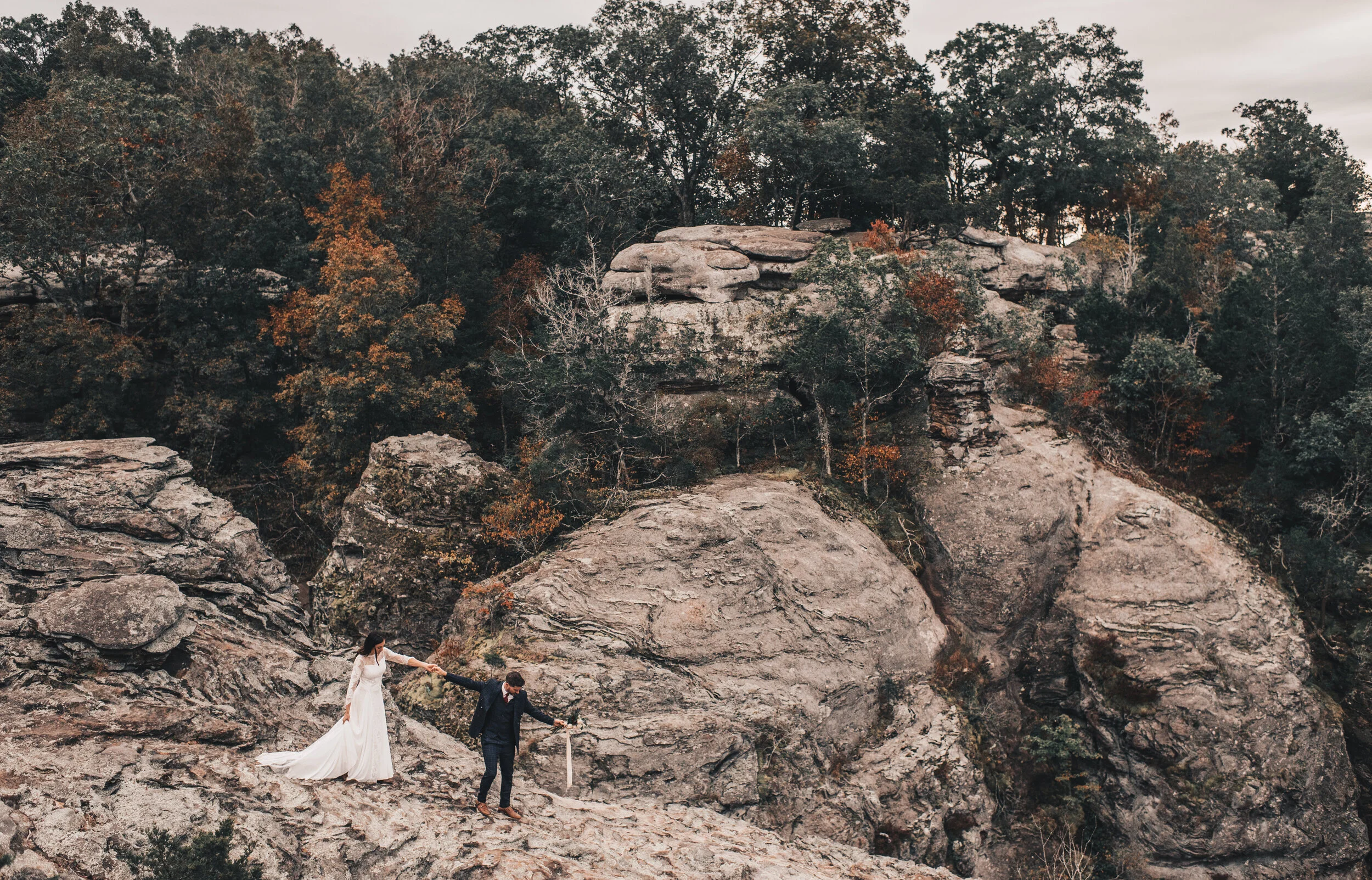 Garden of the Gods Elopement in Southern Illinois // Herod, IL // Phillip &amp; Mallory 