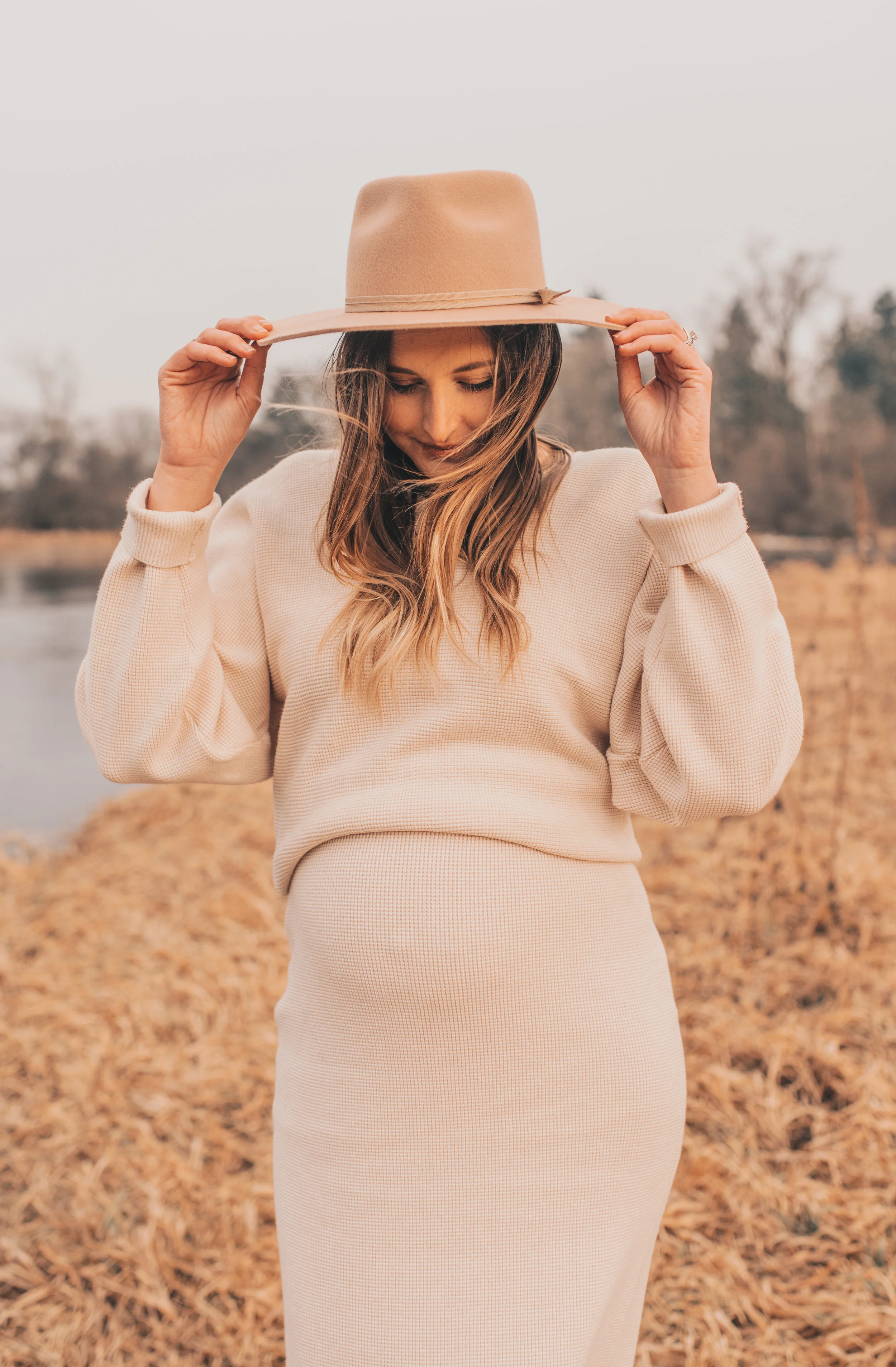 Maternity Session in the Pampas Grass // Wheaton Family Photographer