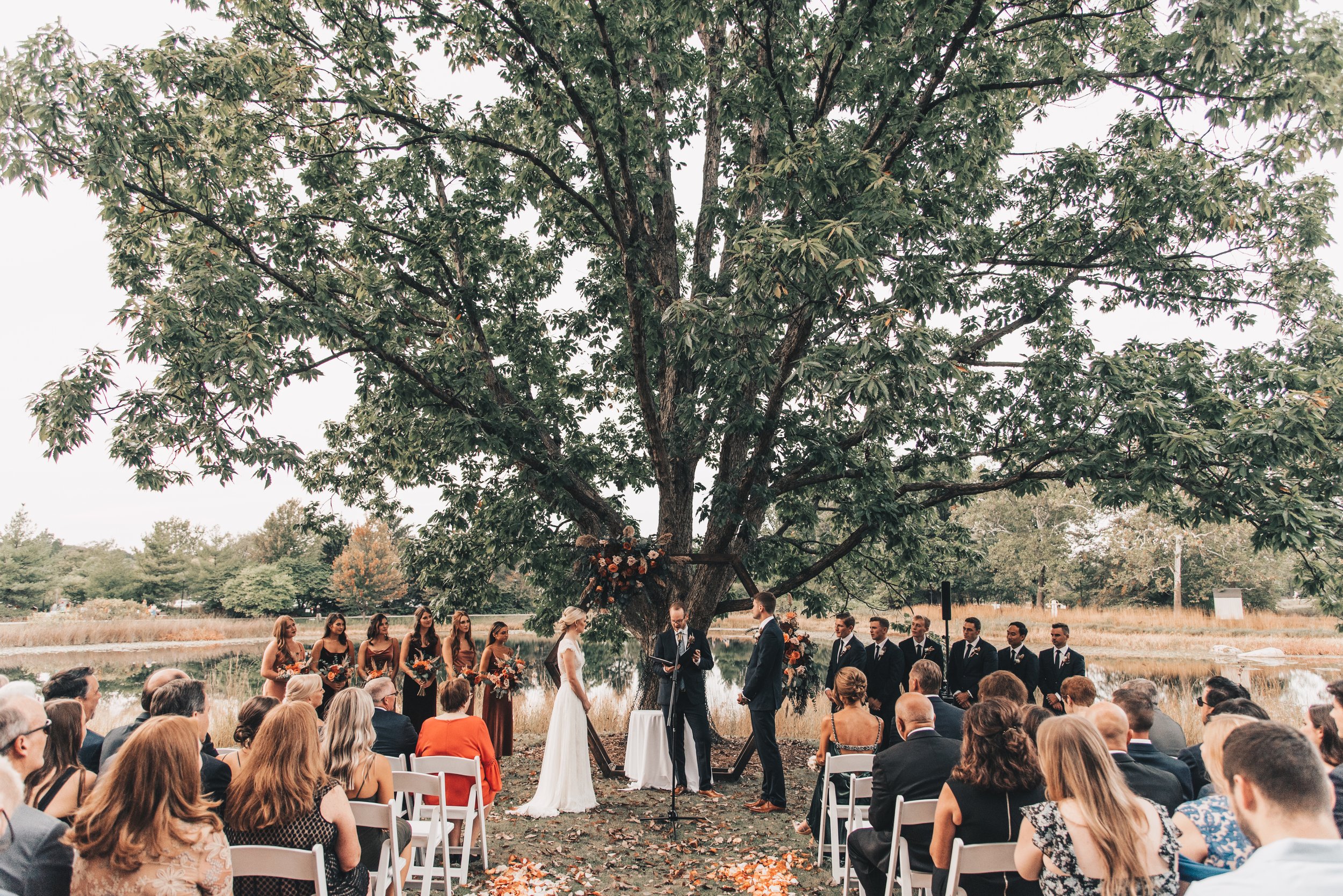 The Morton Arboretum Wedding, Morton Arboretum Wedding Photographer, Morton Arboretum Elopement Photographer, Morton Arboretum Fall Wedding, Illinois Wedding Photographer