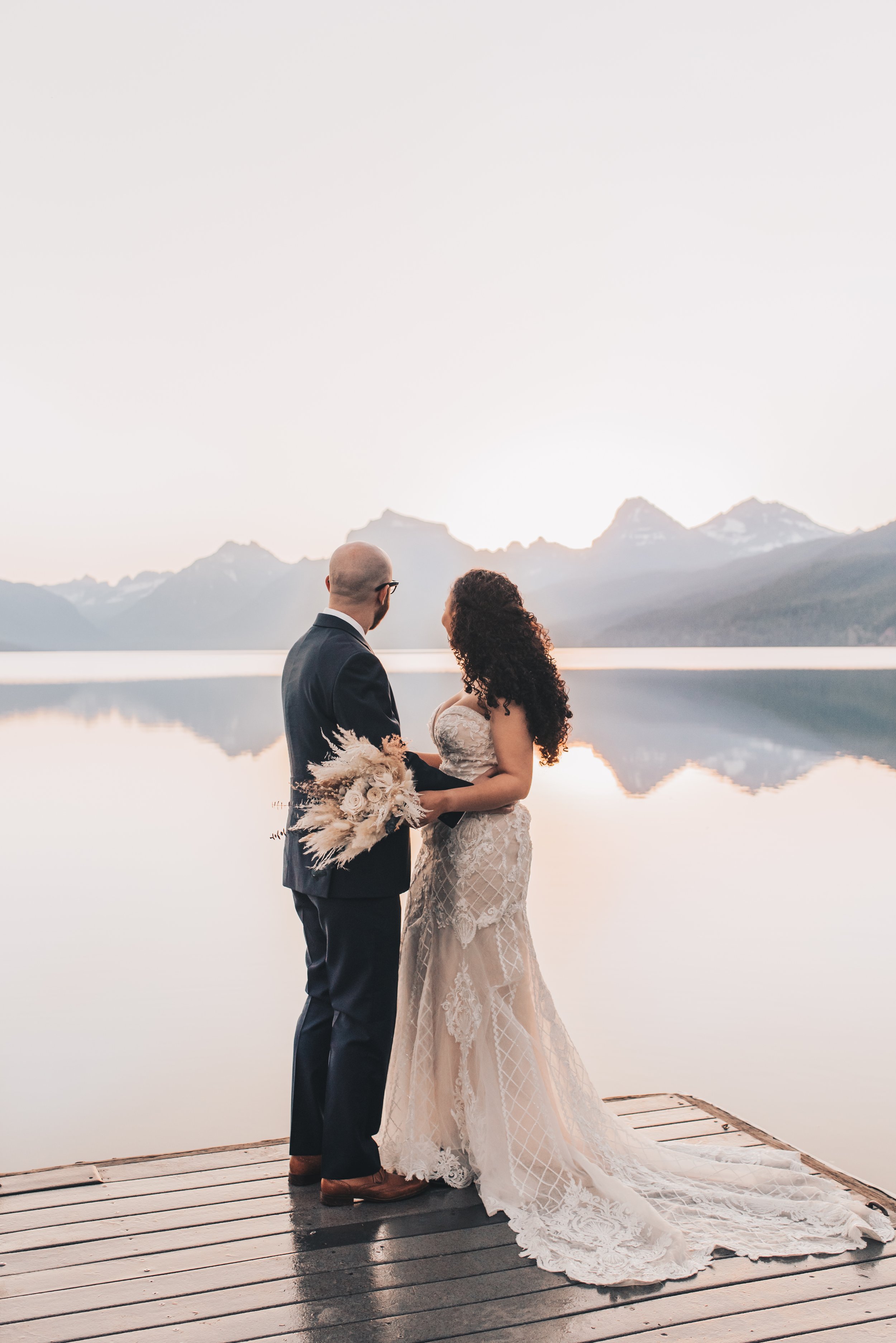 Glacier National Park Elopement, Glacier Elopement, Glacier Wedding, Montana Elopement Photographer, Kalispell Elopement, Kalispell Wedding, Mountain Elopement