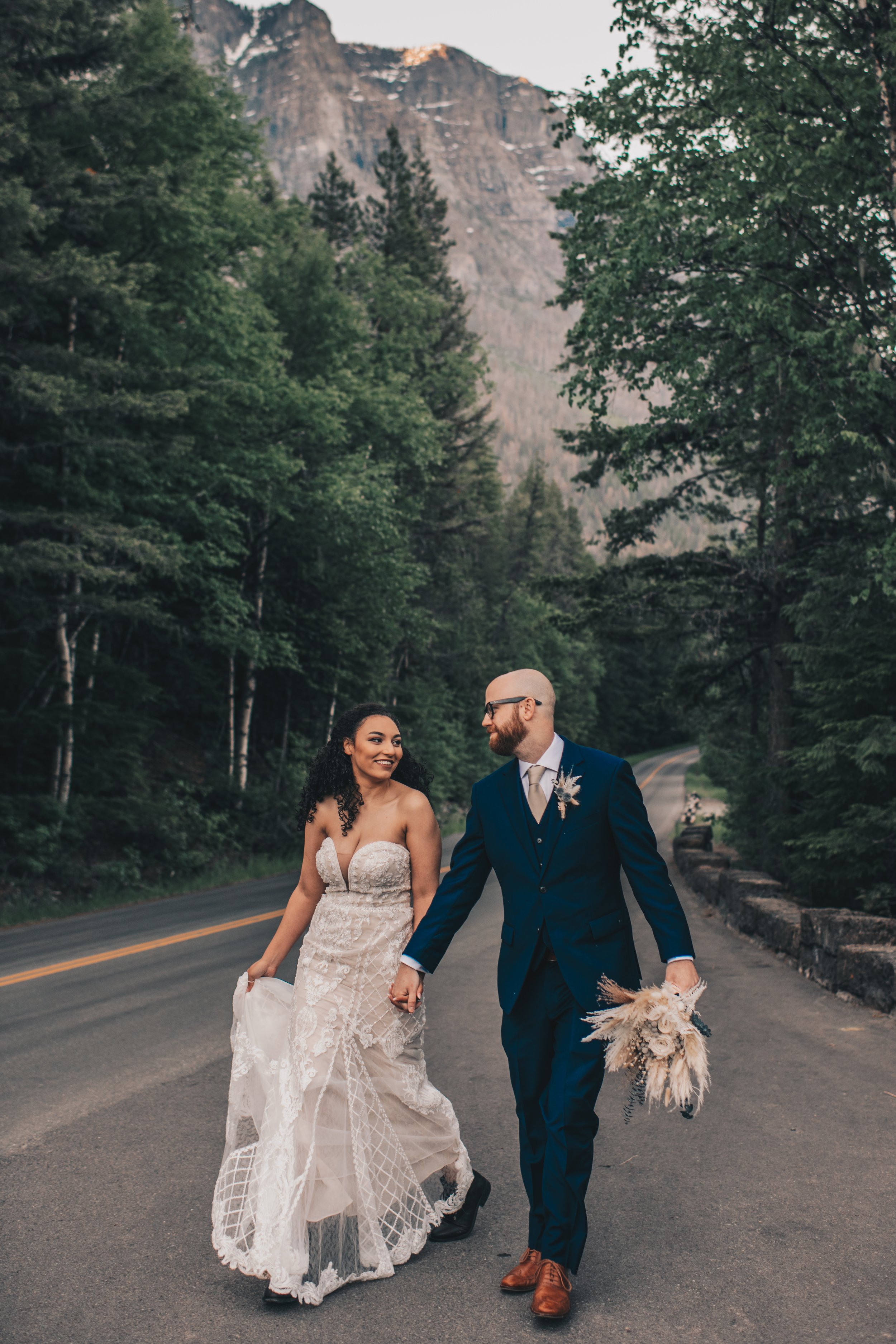 Glacier National Park Elopement, Glacier Elopement, Glacier Wedding, Montana Elopement Photographer, Kalispell Elopement, Kalispell Wedding, Mountain Elopement