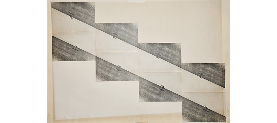 'Horizontes'. Fotomontaje. 70 x 1.00 m Col. Artista 1973