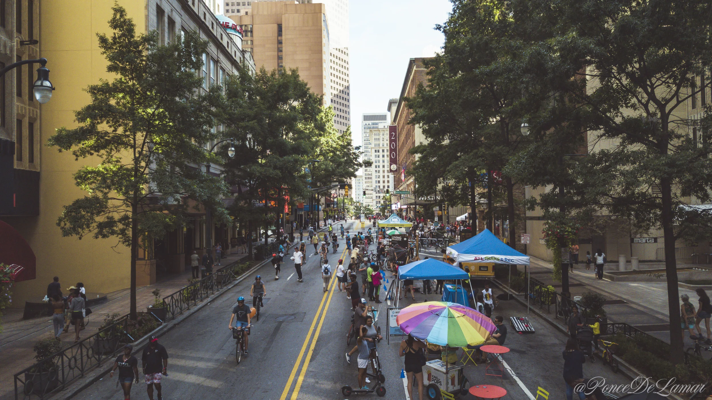 Re-imagining Peachtree at Atlanta Streets Alive 2018