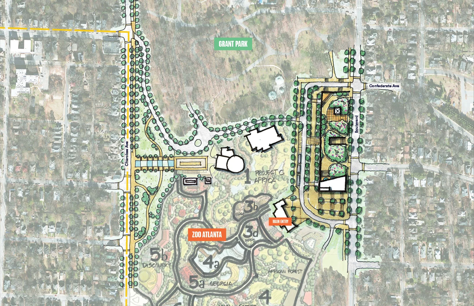 Concept 3 at street level