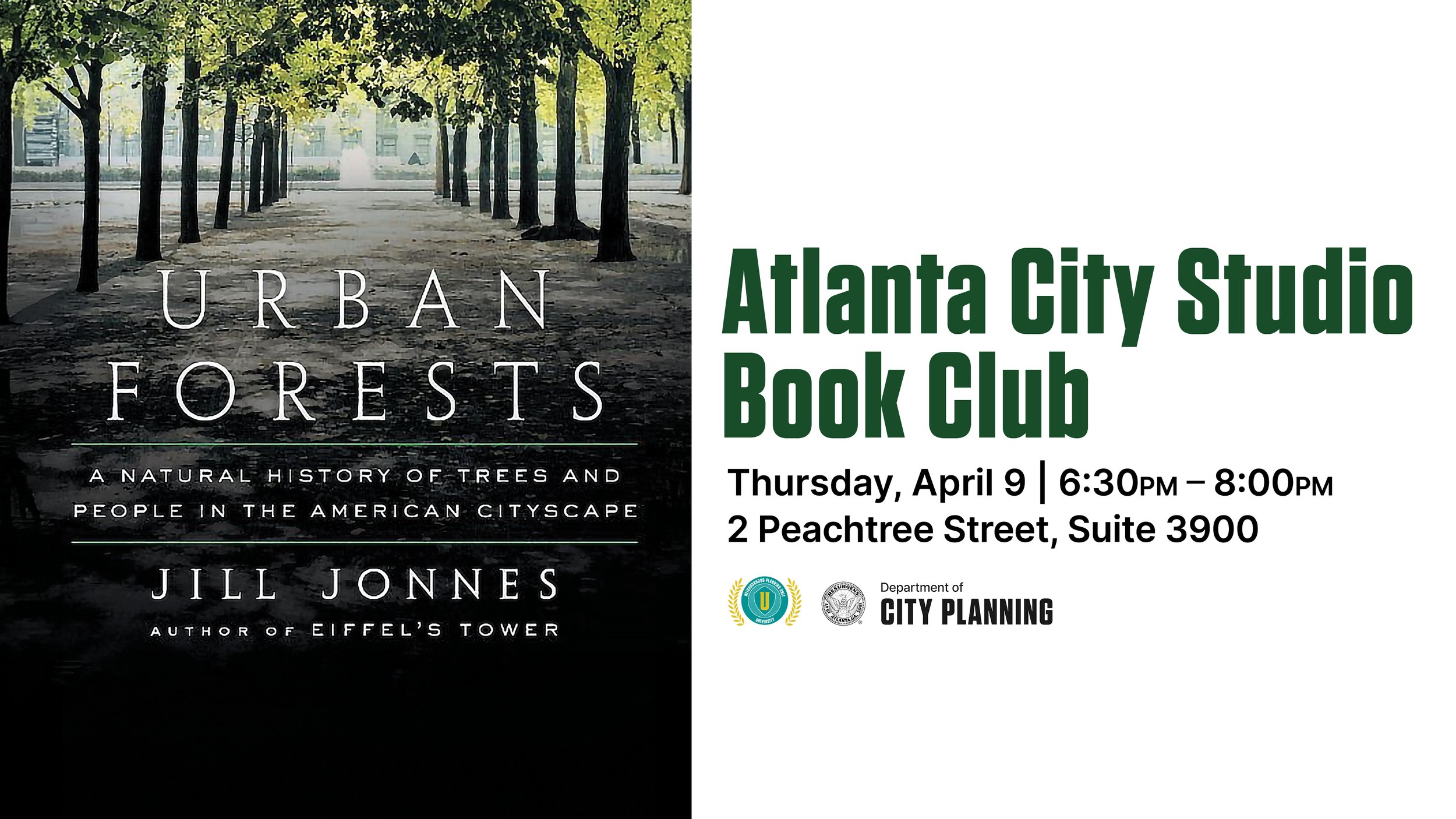 April Book Club: Urban Forests by Jill Jonnes