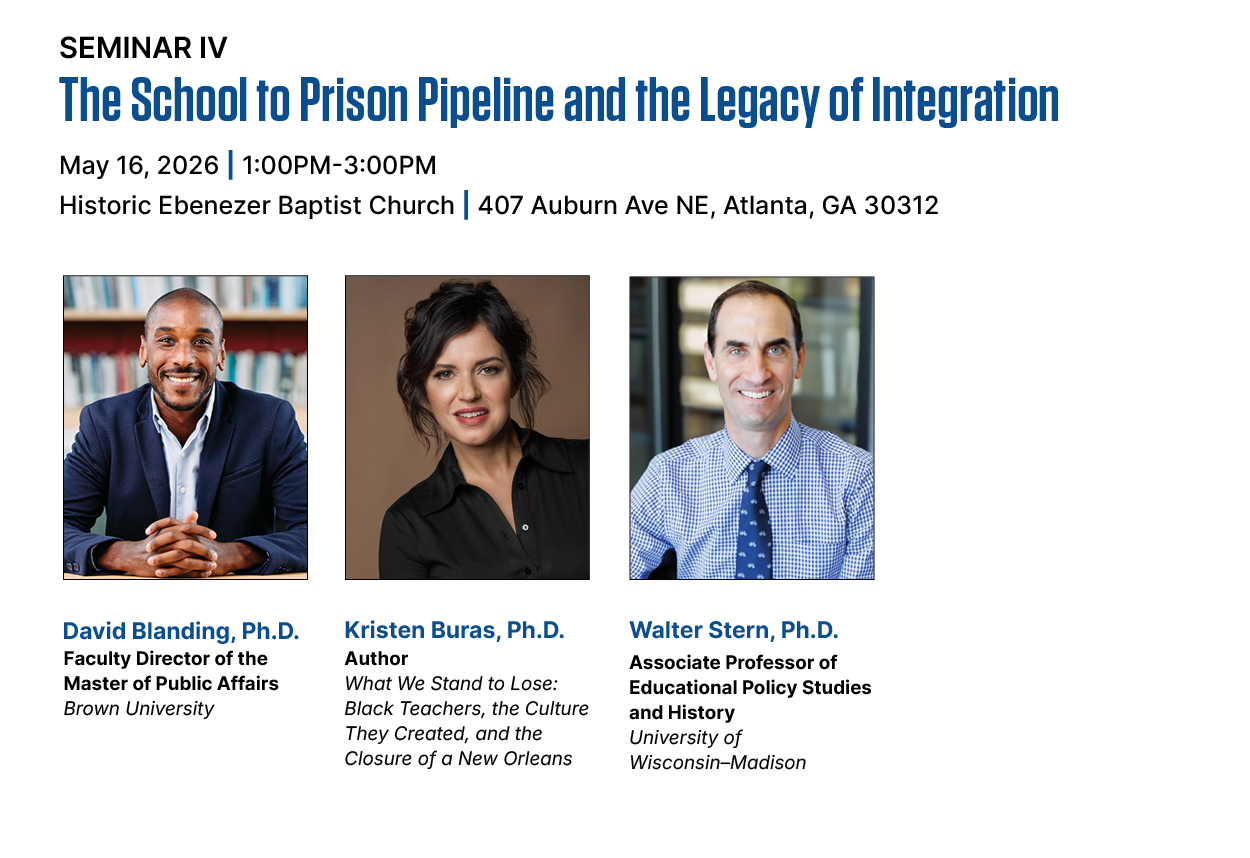 Preserving Freedom, Seminar IV - Seminar four explores the school-to-prison pipeline