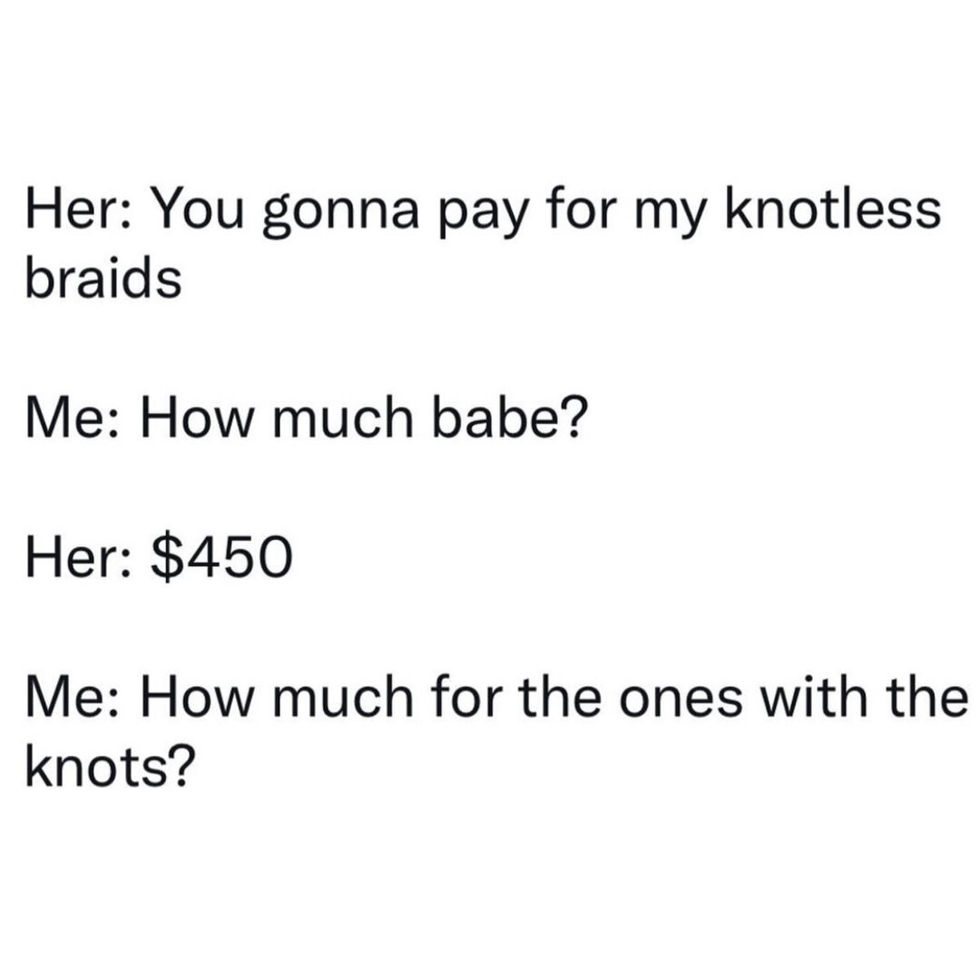 I didn&rsquo;t like this post the first time I seen it lol. It&rsquo;s $600 lol&mdash;that would have been my response lol. What would have been yours? Us women know we are quick with it lbvs