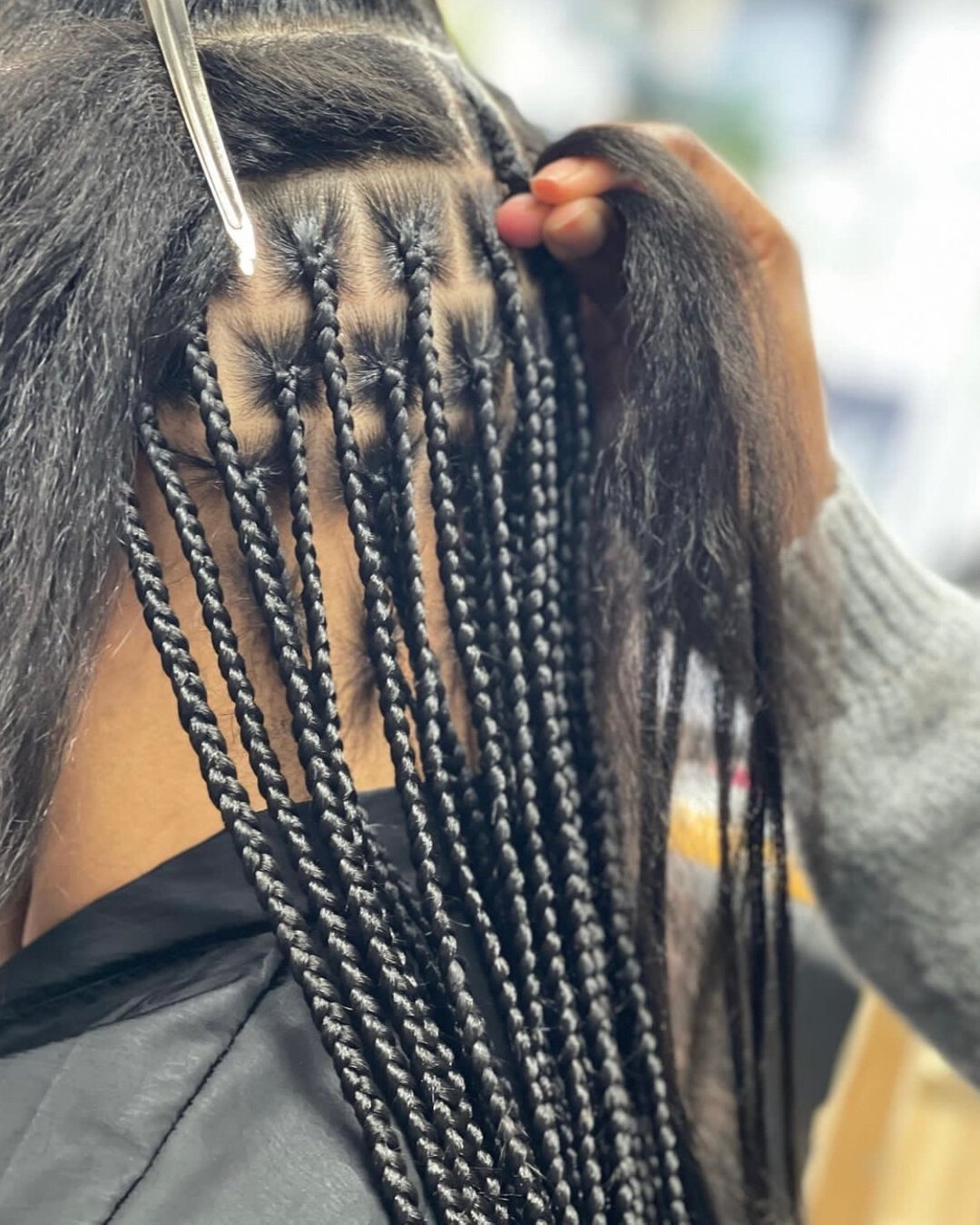 If at anytime while we are braiding and your hair feels tight please say something at that moment. And that is with any style. We are here for all feed back. That&rsquo;s why we make it a habit to ask you if you are ok. If not just let us know 😊