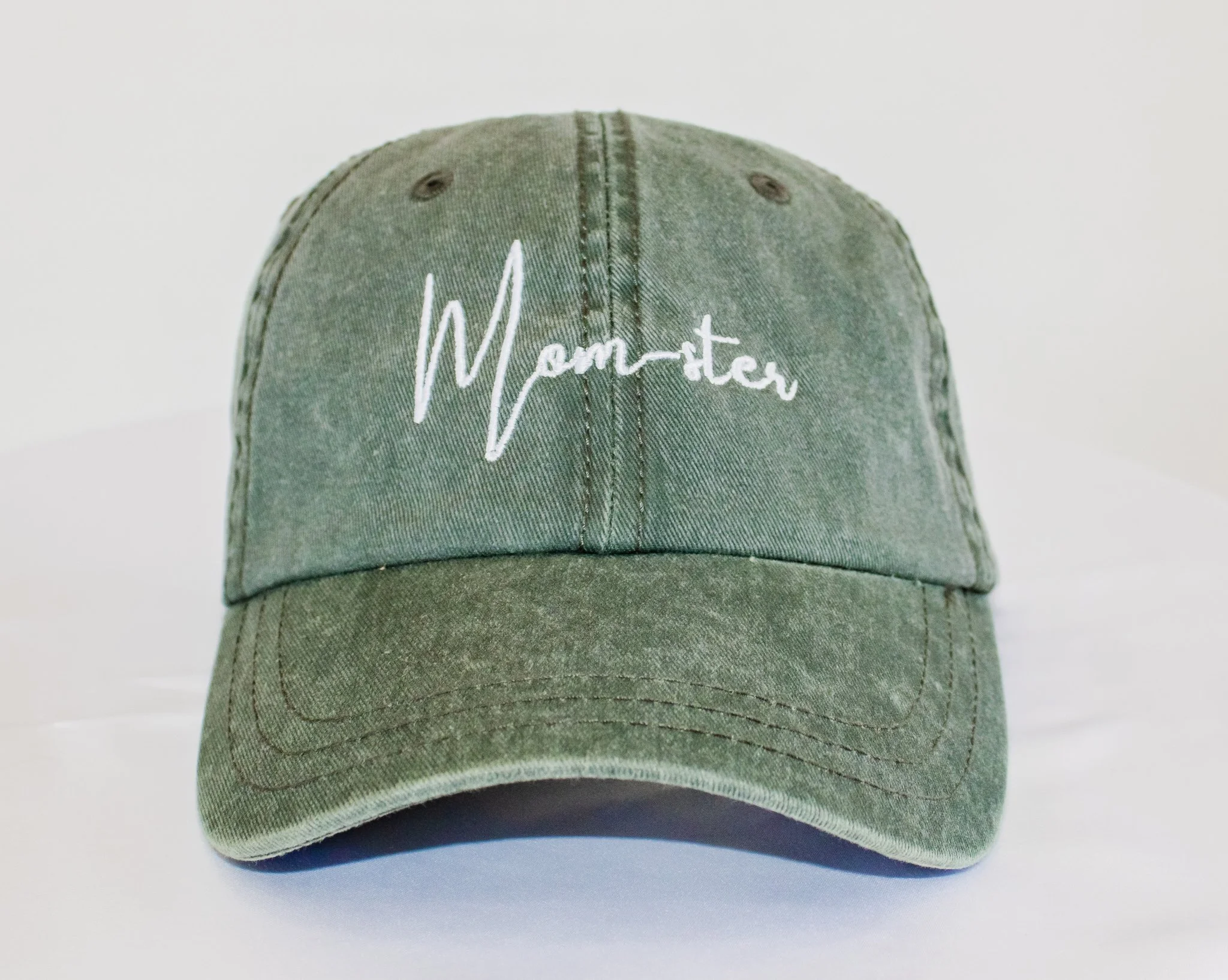 The 'Mom-Ster' Dad Hat (Forest Green)