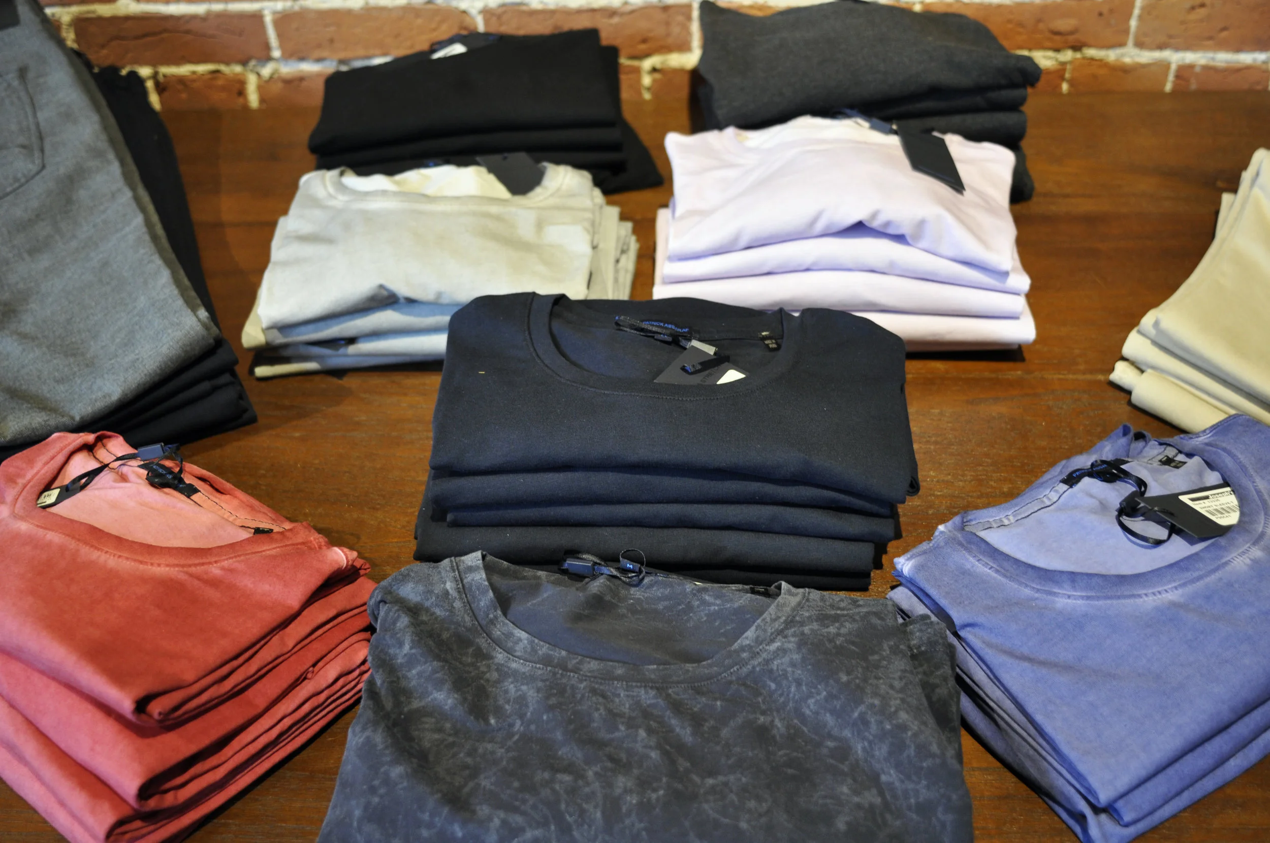 No need to overthink things. If you're looking for the perfect pair of socks, a great tee, or even a new white dress shirt, we've got you covered with great options from brands like Dapper Classics , Patrick Assaraf , and Eton . If you’re looking for some options for easy wardrobe updates, look no further!