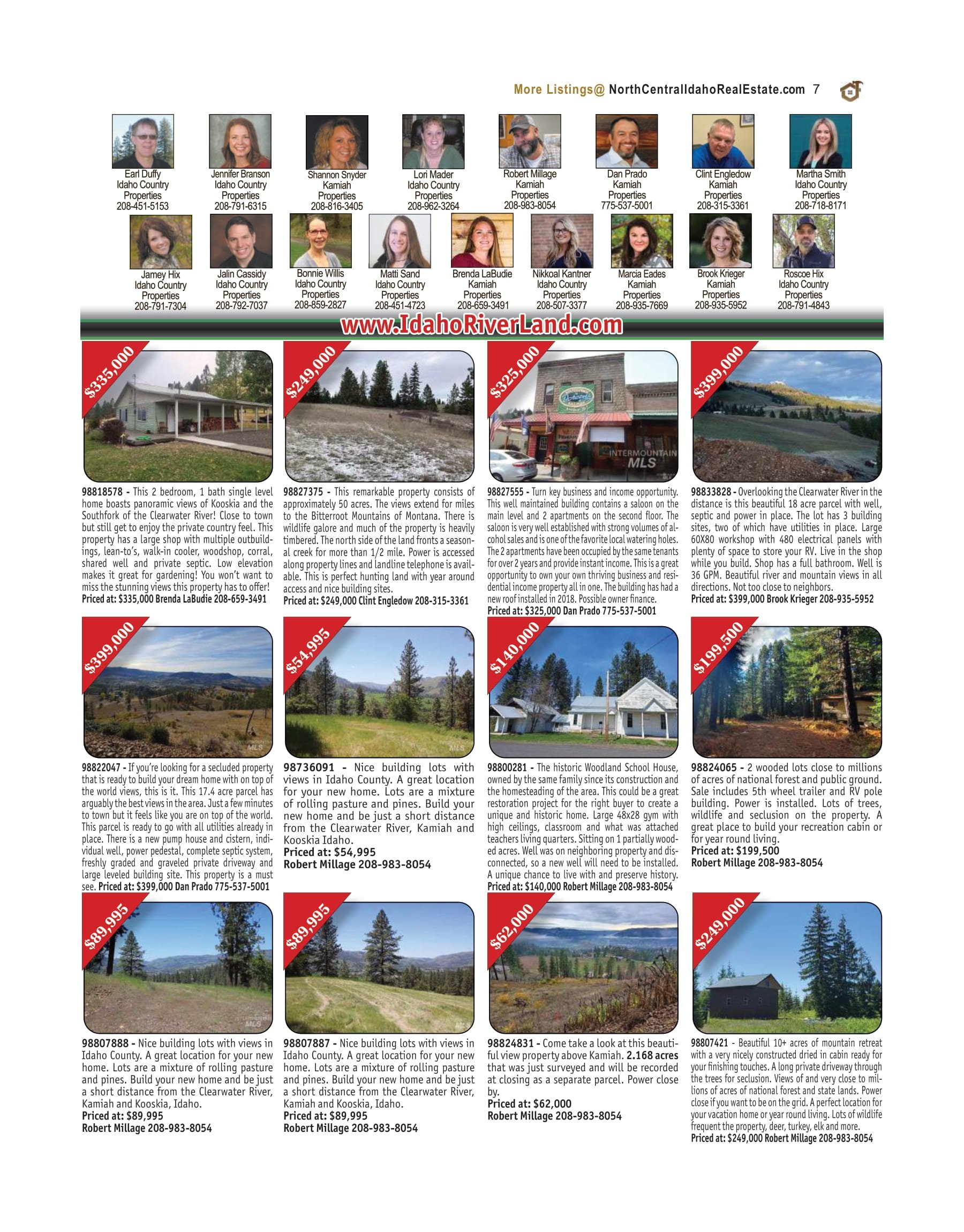 Kamiah Properties — North Central Idaho Real Estate