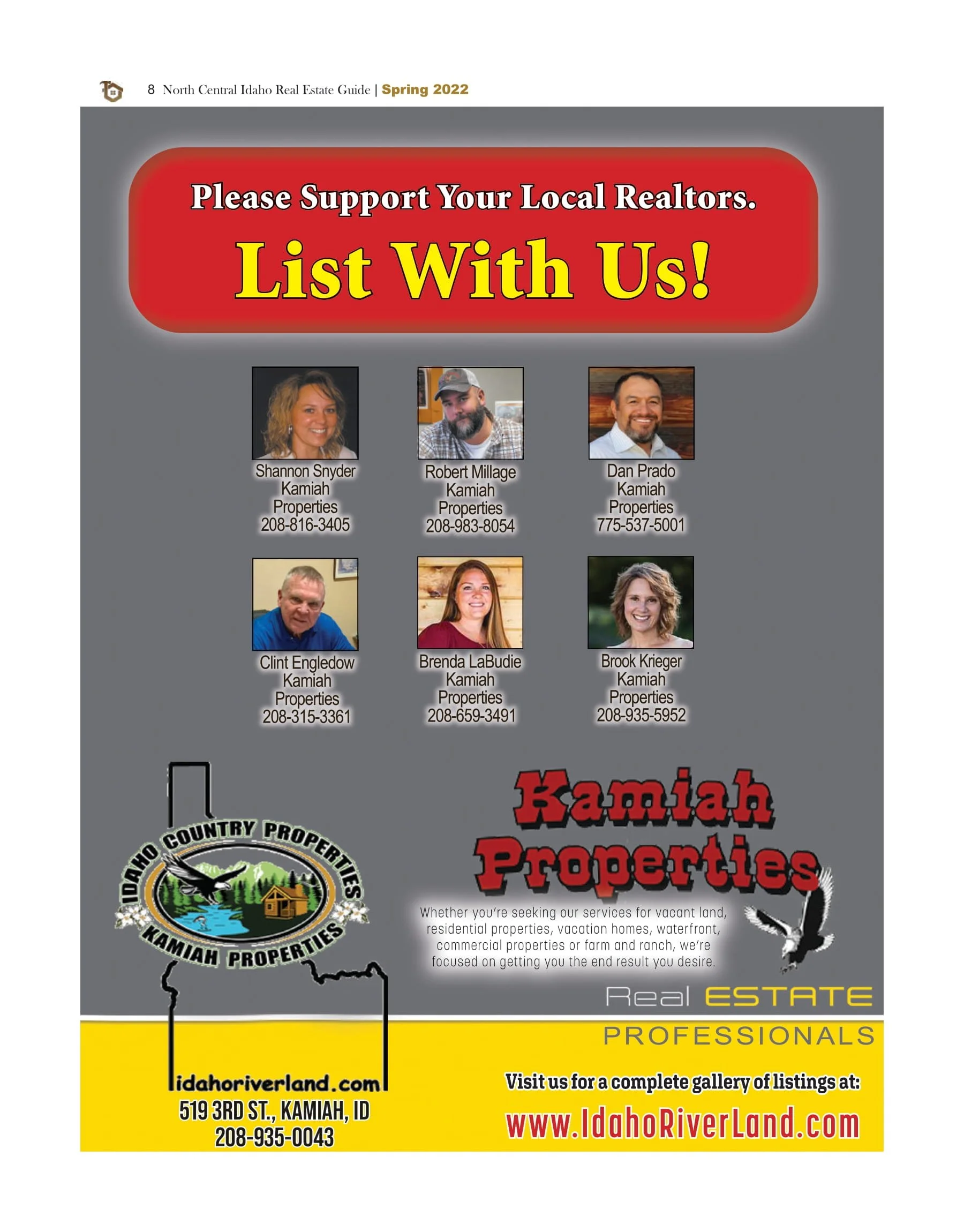 Kamiah Properties — North Central Idaho Real Estate