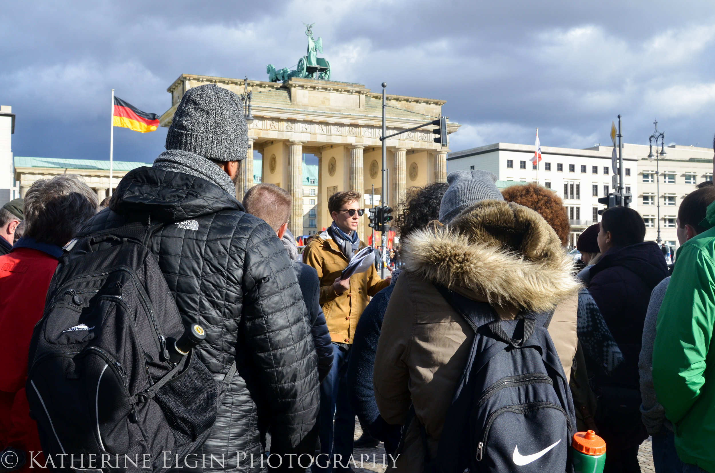 Brandenburg Gate. Berlin, Germany. March 2017.