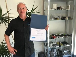 FRONTIER METAL STAMPING - FREDERICK CO., RECEIVES AWARD FOR OUTSTANDING SAFETY PERFORMANCE