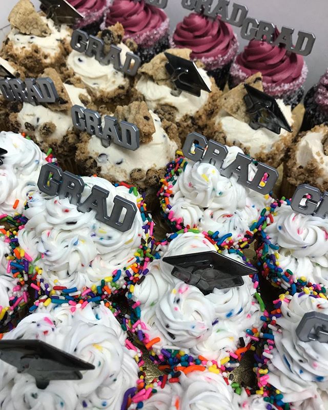 Our cupcakes make a great treat for your grad party!