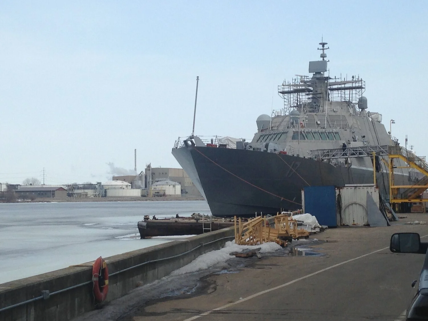 Marinette Shipyard Worker Tests Positive For COVID 19