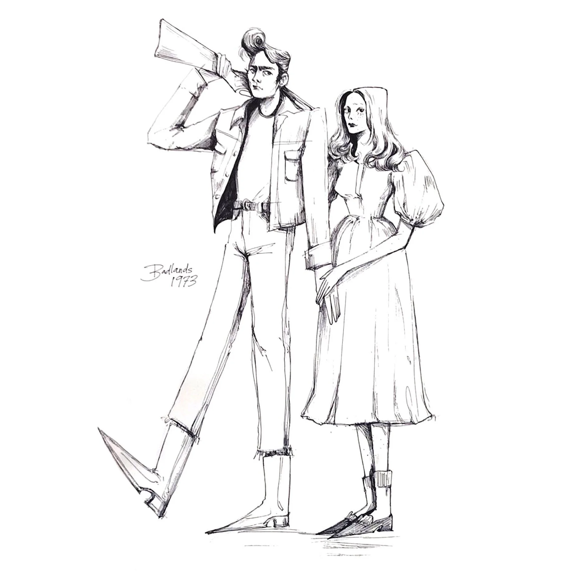  Badlands (1973) dir. Terrence Malick 