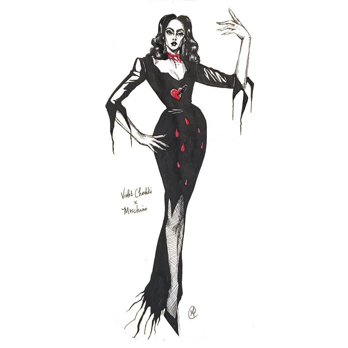  Violet Chachki in Moschino Resort 2020 