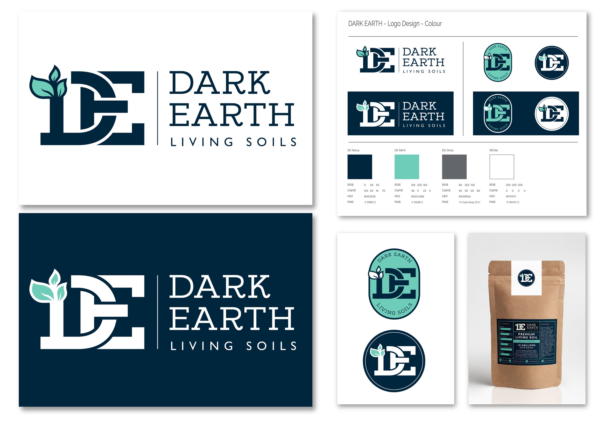 Logo design and brand creation for Dark Earth