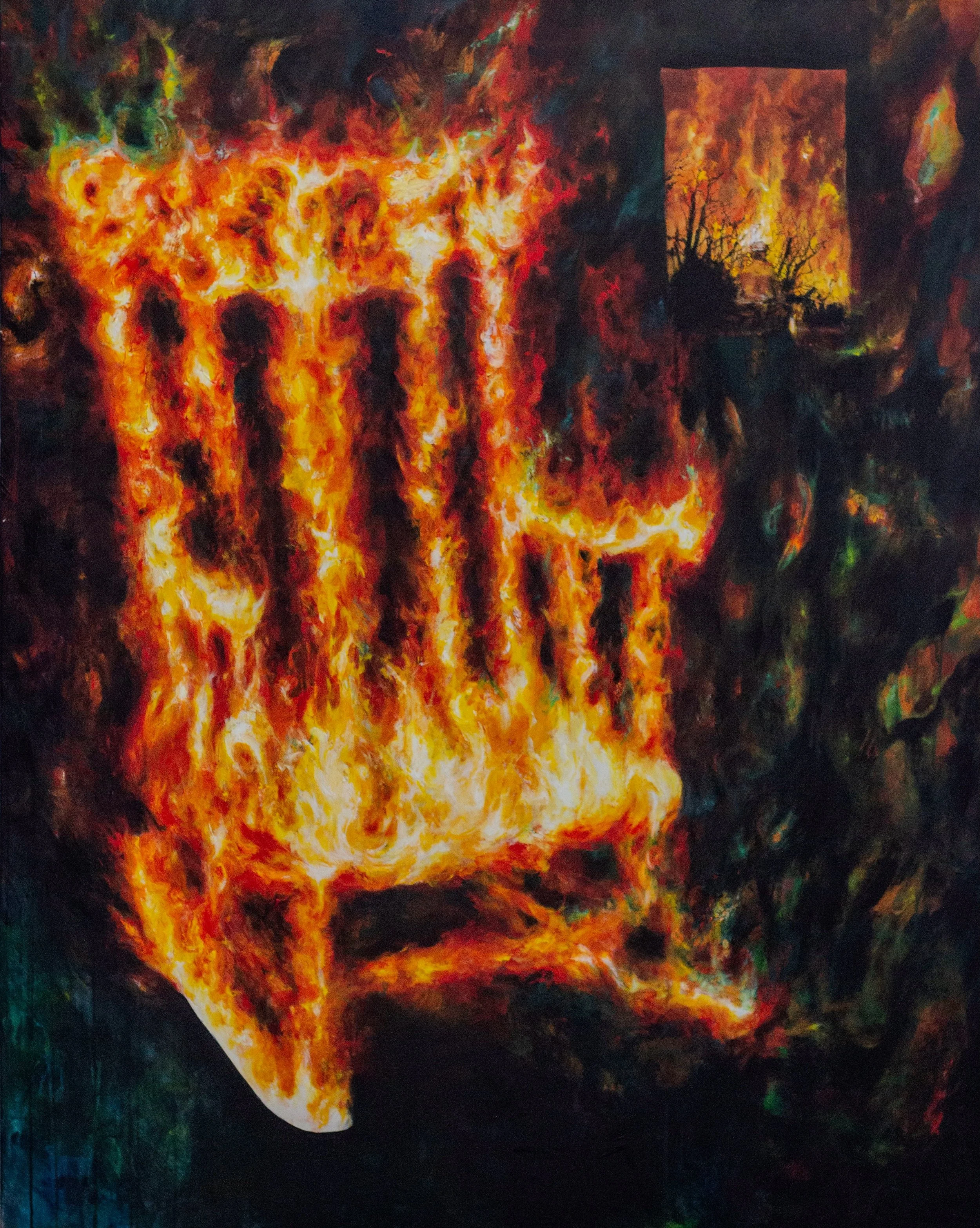 &lsquo;The Rocking Chair I Lost&rsquo; &amp;
 &lsquo;Spotless Mind&rsquo; - this one will be in the 2026 @kviepbsarts annual Auction, and on view at their gallery September 1-30 on 2030 W El Camino Ave!