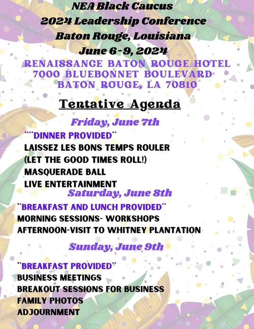 NEA Black Caucus Leadership Conference — NEA Black Caucus