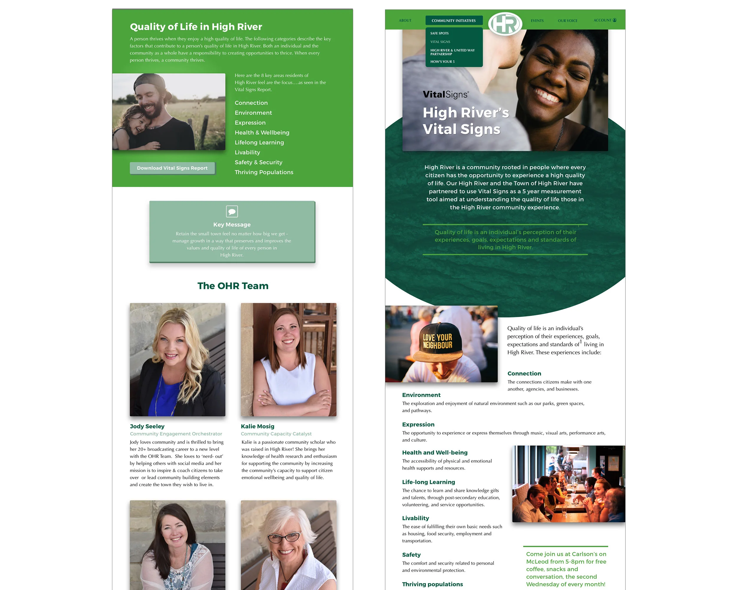 Website: Visual & User Interface Design