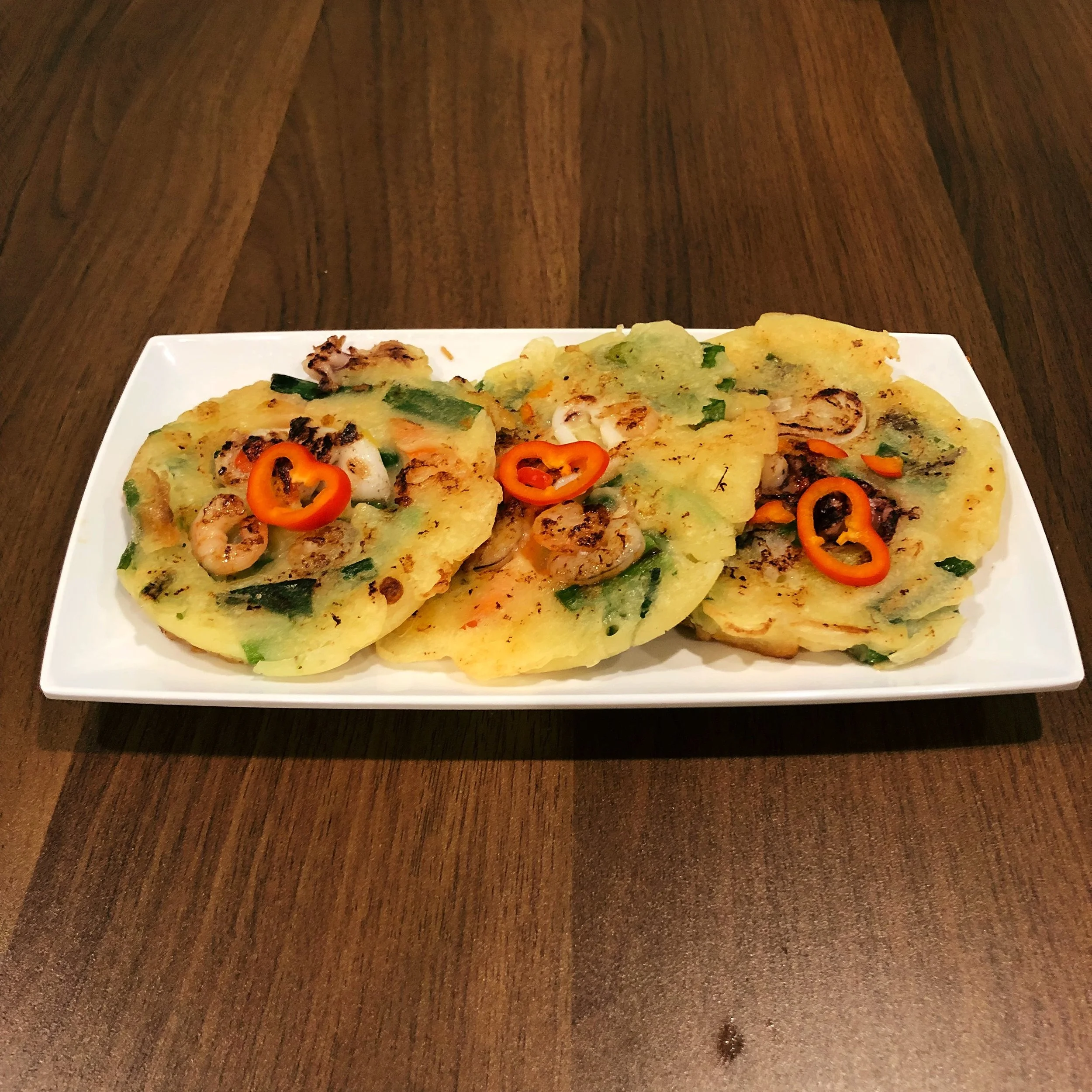 Seafood Scallion Pancakes