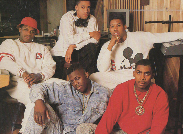 This photo of EPMD was a part of the original artwork for 'Strictly Business' (inlay)