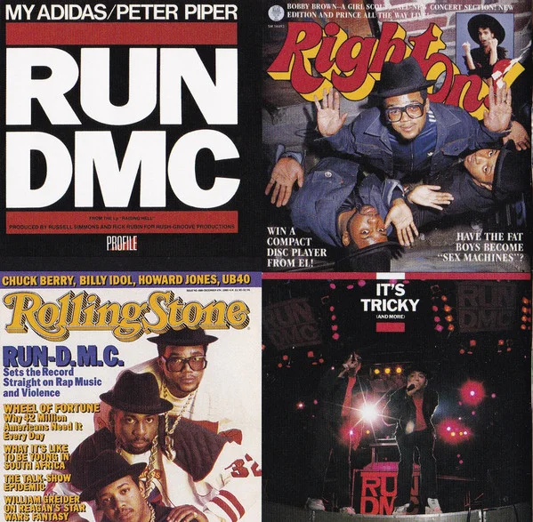 Various magazine covers as well the covers to two of their singles