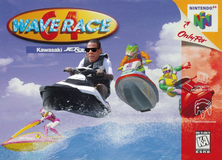 Who knew Jay-Z broke into the video game industry back in the 90s with an appearance on Wave Race