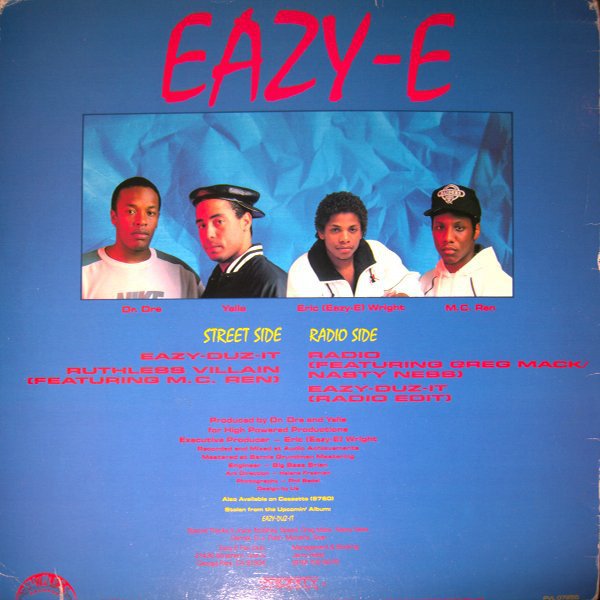 eazy e album cover drawn by himself