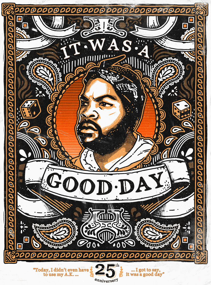 MUSIC 17146 GOOD DAY POSTER 22x34 ICE CUBE 