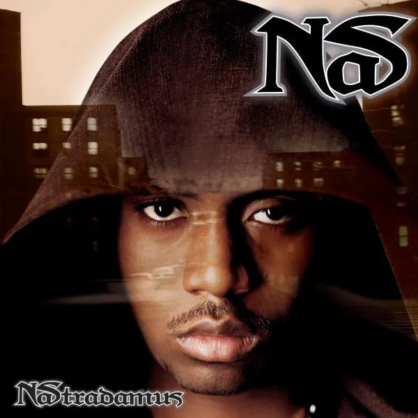 Nas' fourth album (cover)Nastradamus portrays Nas as the French "seer" Nostradamus