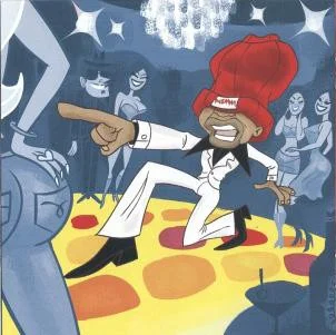 Cartoon artwork from Redman’s Malpractice album