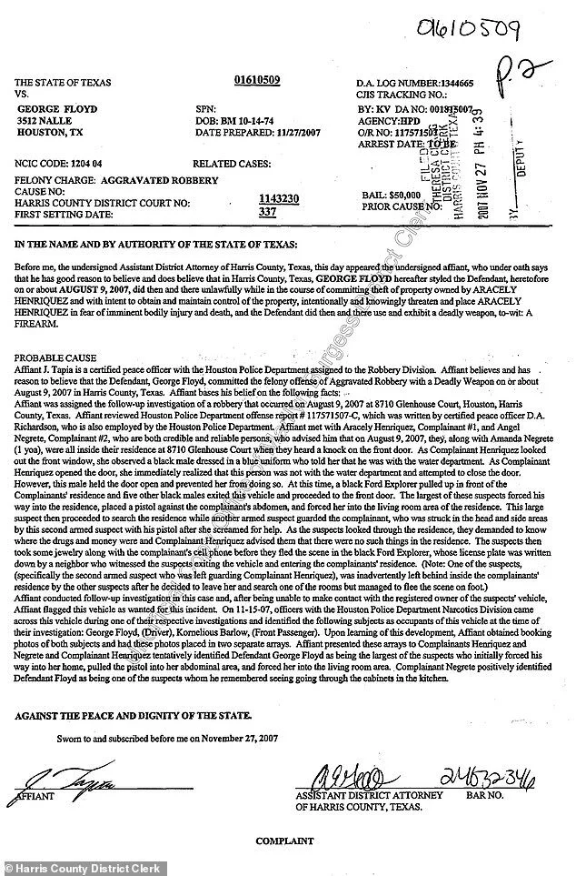 George Floyd Posed As A Water Company Man To Rob A Pregnant Woman