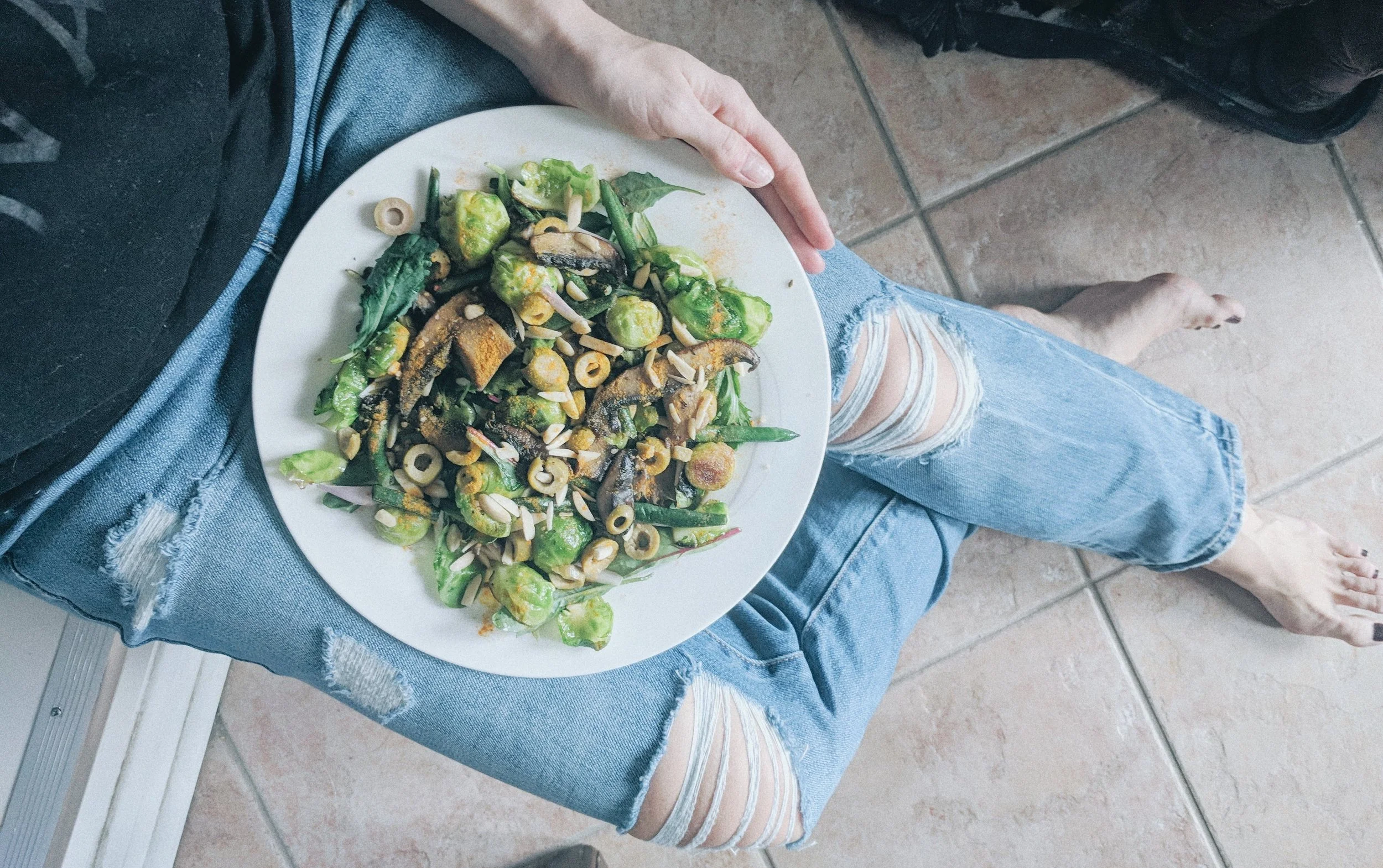 Winter Salad Wednesday - Portobello Mushroom 