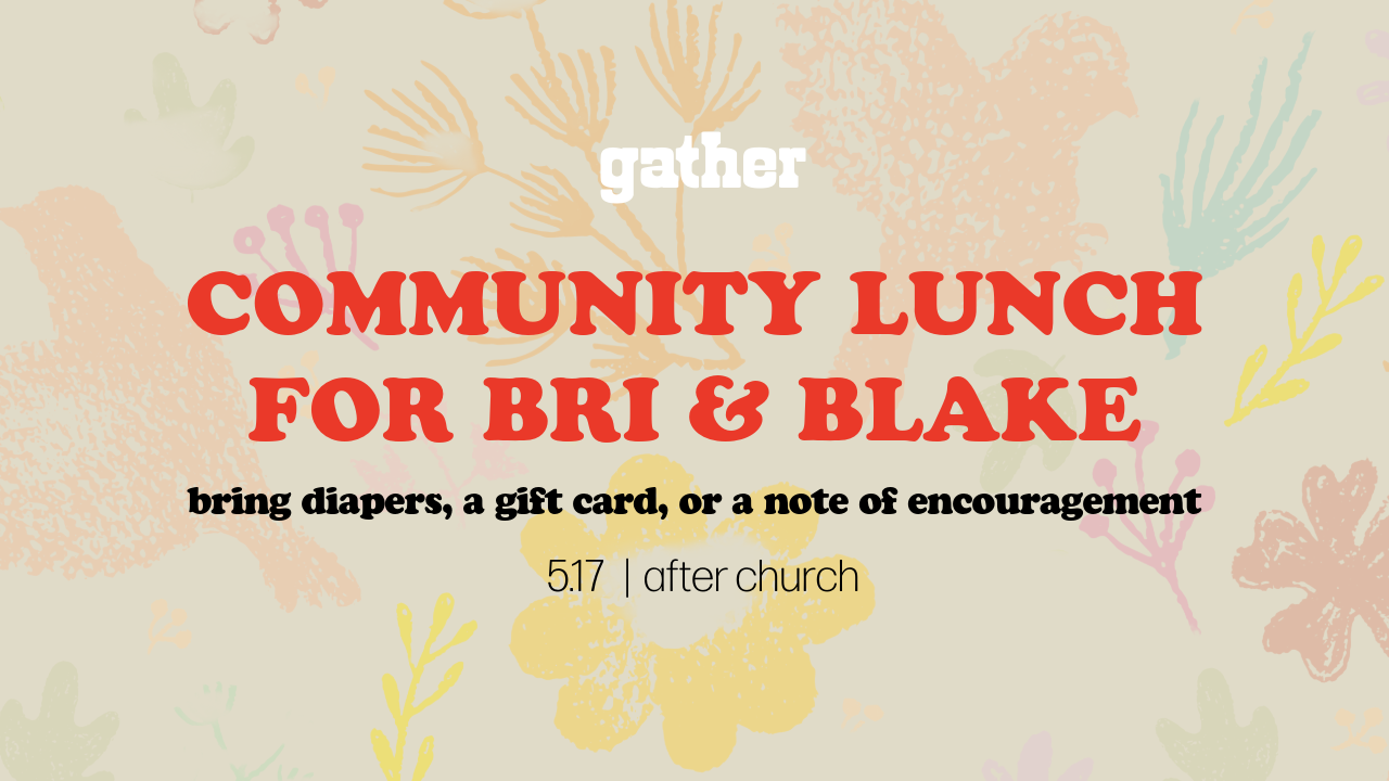 Community Lunch for Bri + Blake