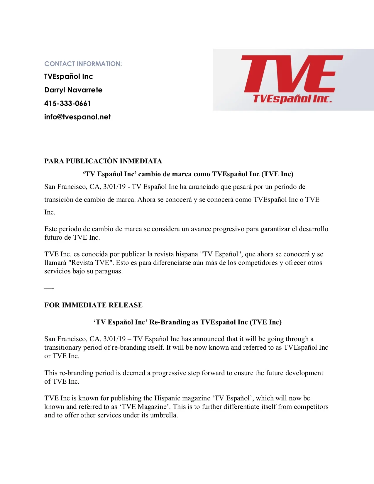 TVE Re-Brand Press Release.jpg
