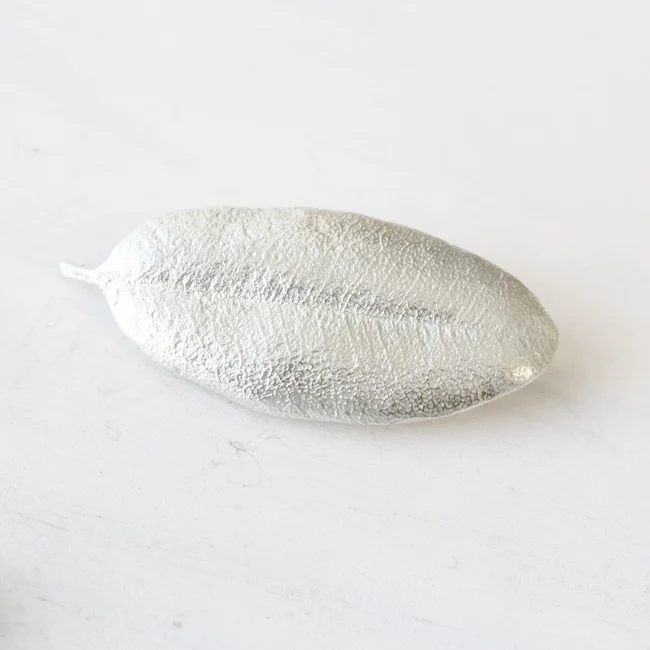 Small Pohutukawa Leaf Brooch