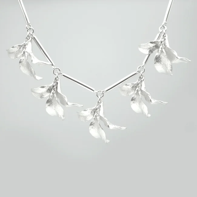 Long-Link Three Leaf Necklace