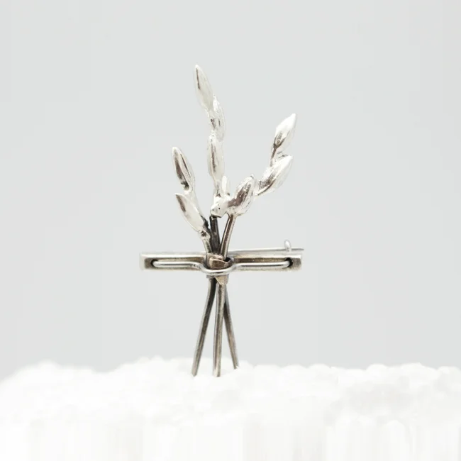 Growing Rice Brooch I