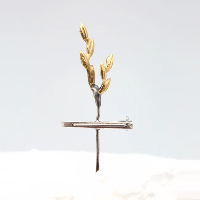 Growing Rice Brooch III