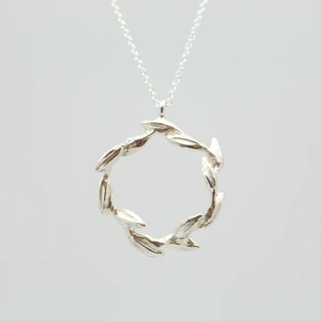 Rice Circle Pendant