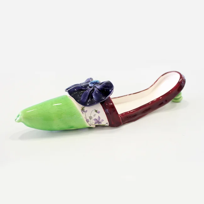 Purple Bow Shoe