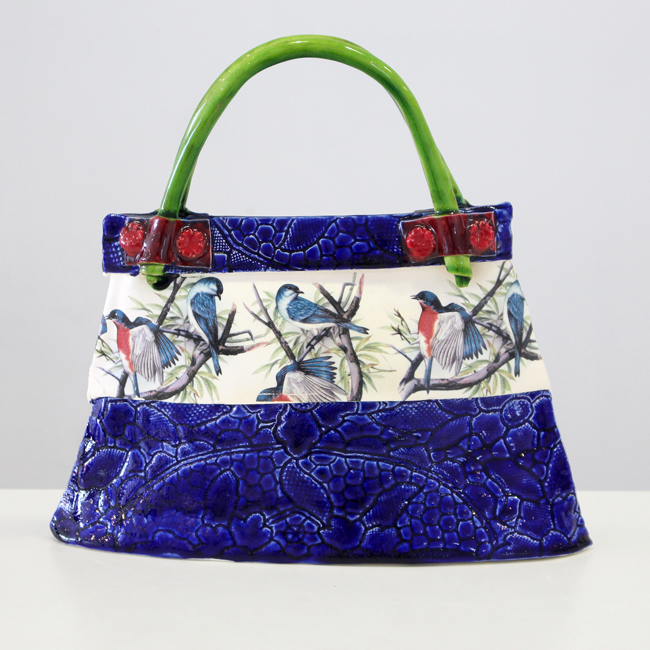 Blue Bird Handbag