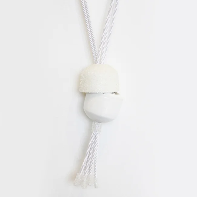 Large White Capsule Wall/Neck Piece