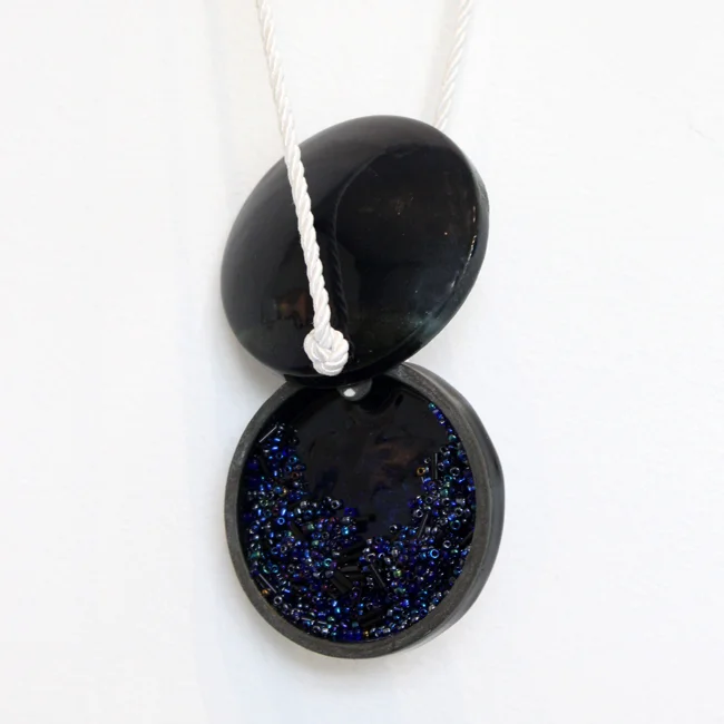 Small Blue Tablet Wall/Neck Piece