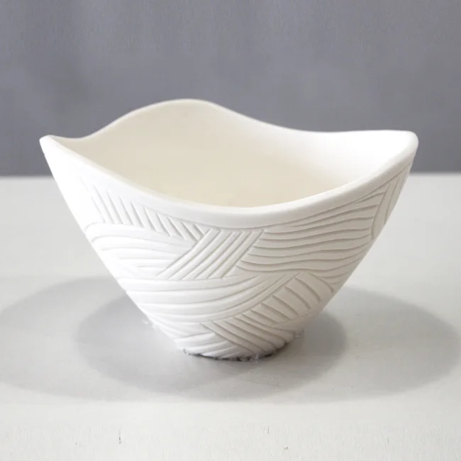 Tideline Carved Wave Top Bowl