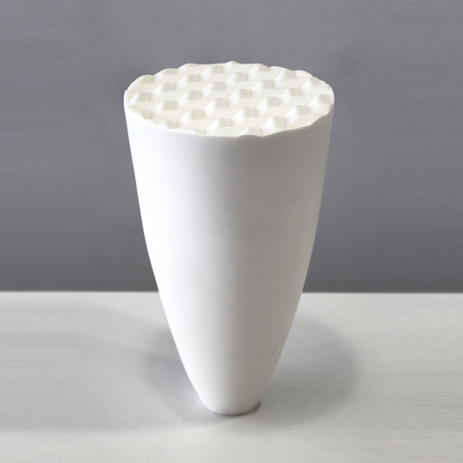 Sand Pattern Tall Closed Vessel