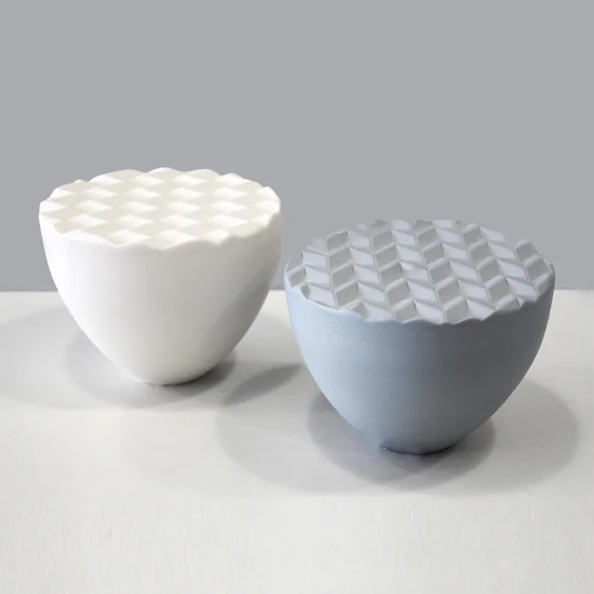 Sand Pattern Closed Bowl